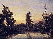 Johan Barthold Jongkind Binneshaven oil on canvas
